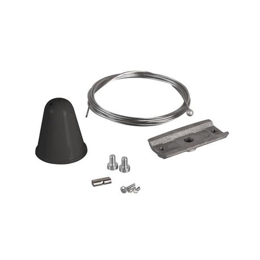 Brumberg Leuchten - Mechanisches Zubehör/Ersatzteile für Leuchten Seilabhängung 88115080 sw, mit Baldachin