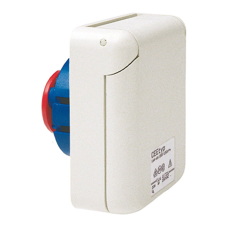 Walther Werke - CEE-Anbausteckdose (IEC 60309) MONDO Anbaudose 16A 417306RW 3P 230V 6h IP44