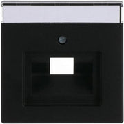 Busch-Jaeger - Einsatz/Abdeckung für Kommunikationstechnik Zentralscheibe sw mt 1803-885 f.UAE-Anschlussdo.1f