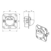 BEG Brück Electronic - Bussystem-Bewegungsmelder Multisensor Indoor180BMSDALI2o.R DALI