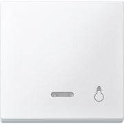 Merten - Abdeckung/Bedienelement für Installationsschalterprogramme Wippe Kontr.Fenster pws 430919 Aufdruck Licht