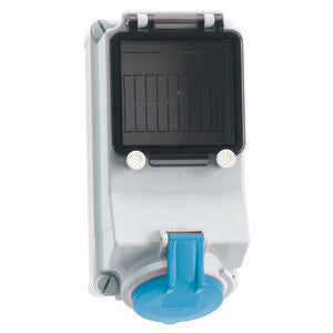 Bals Elektrotech - CEE-Steckdose abschaltbar, abgesichert (IEC 60309) Wandsteckdose abgesichert 15030 32A 3p 230V 6h IP44