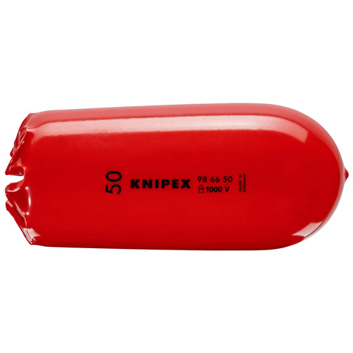 Knipex - Verschlusskappe für Kabelschutzrohre für Erdverlegung Aufsteck-Tülle 98 66 50 135 mm