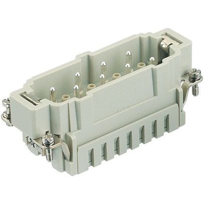 Harting - Kontakteinsatz für Rechtecksteckverbinder Stifteinsatz 09340062616 HAN 6 HVES-M