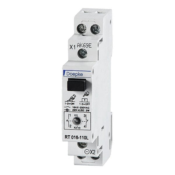 Doepke - Taster für Reiheneinbau Taster mit LED RT 016-110L
