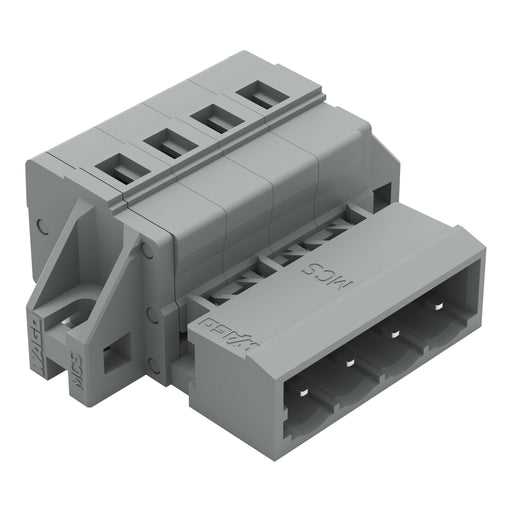 WAGO - Kabelsteckverbinder für Leiterplattensteckverbinder 1-Leiter-Stiftleiste 231-604/019-000 CAGECLAMP,2,5mm²,gr − 50 Stück