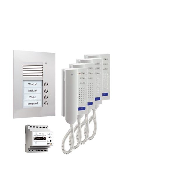 TCS Tür Control - Türsprech-Set Paketlösung PPU04-EN/02 UP 4WE