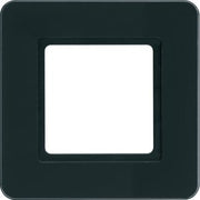 Berker - Abdeckrahmen Rahmen 1f. glas-sw 10116176 LED-Beleuchtung