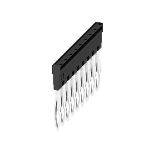 Weidmüller - Querverbinder/Brücker für Reihenklemme Querverbinder ZQV 2.5N/9 BK gesteckt − 20 Stück