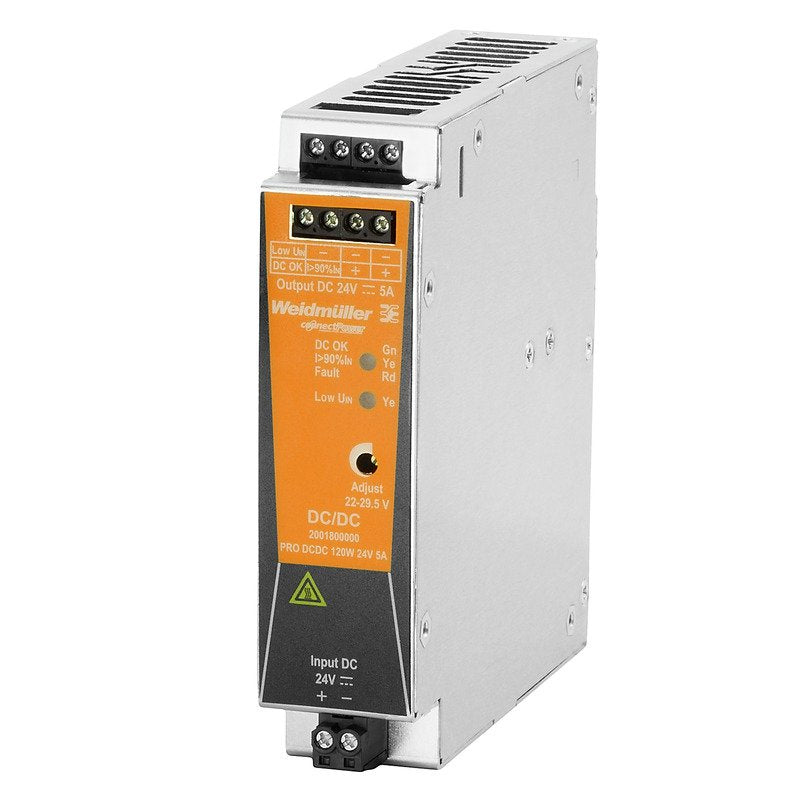 Weidmüller - Gleichstromversorgung DC/DC-Wandler PRO DCDC 120W 24V 5A − 1 Stück