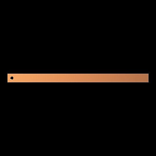 Striebel&John - Sammelschiene Kupferschiene ZXM2131 30x10mm, L:525mm