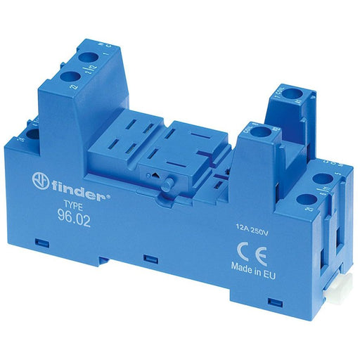 Finder - Relaissockel Schraubfassung 96.02 für Hutschiene − 1 Stück by Finder
