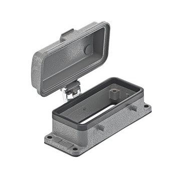 Harting - Gehäuse für Rechtecksteckverbinder Anbaugehäuse 09300160317 16 B niedri.Bauform