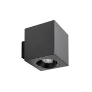 Brumberg Leuchten - Decken-/Wandleuchte Wand-Anbaumodul quadr. 45212180 schwarz