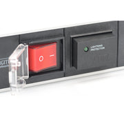 DIGITUS - Power distribution unit (PDU) Steckdosenleiste DN-95407 7-fach Alu+Schalter