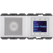 Berker - Elektronik-Gerät für Installationsschalterprogramme Radio mit Lautspr. DAB+ K. 29807003 x alu