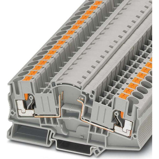 Phoenix Contact - Bauelement-Reihenklemme PTME 6-BE 0,5-10qmm, grau − 50 Stück