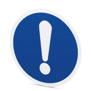 Phoenix Contact - Warn-/Hinweisschild Gebotsschild PML-M101 (D200) blau, d:200mm − 5 Stück