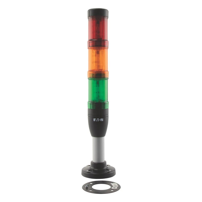 Eaton - Signalsäule, Komplettgerät rot-orange- SL4-100-L-RAG-24LED grün LED 24V
