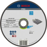 Bosch - Trenn-/Schleifscheibe PRO Stainless Steel 2608600095 Trennscheibe 180 x 2 − 25 Stück