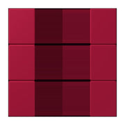 Jung - Abdeckung/Bedienelement für Installationsschalterprogramme Tastensatz 3fach LC 503 TSA 229 rouge carmin