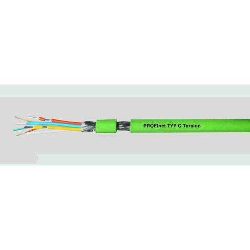 Klimaprime - Daten- und Kommunikationskabel HEL ETN T 2x2xAWG22/19 PUR ETNT2x2xAWG22/19PUR 2x2xAWG22/19 grün