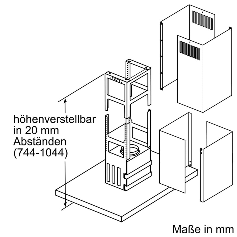 Siemens MDA - Dunstabzugshaube Inselesse LF98BIP50 IQ500
