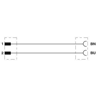 Phoenix Contact - Konfektioniertes Sensor-Aktor-Kabel Sensor-/Aktor-Kabel SAC-2P-DTMS/#1414993 − 1 Stück
