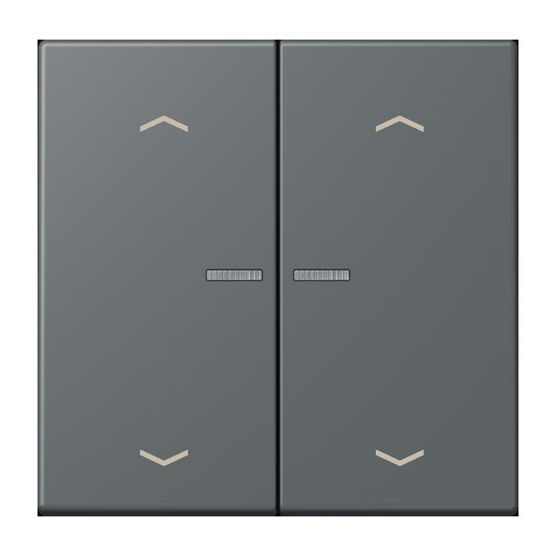 Jung - Bedienelement intelligent Taster mit Pfeilsymbolen BT LC 17102 P 202 gris fonce 31