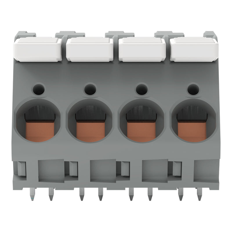 WAGO - Leiterplattenklemme Hebel 2716-104 16mm²,grau − 30 Stück