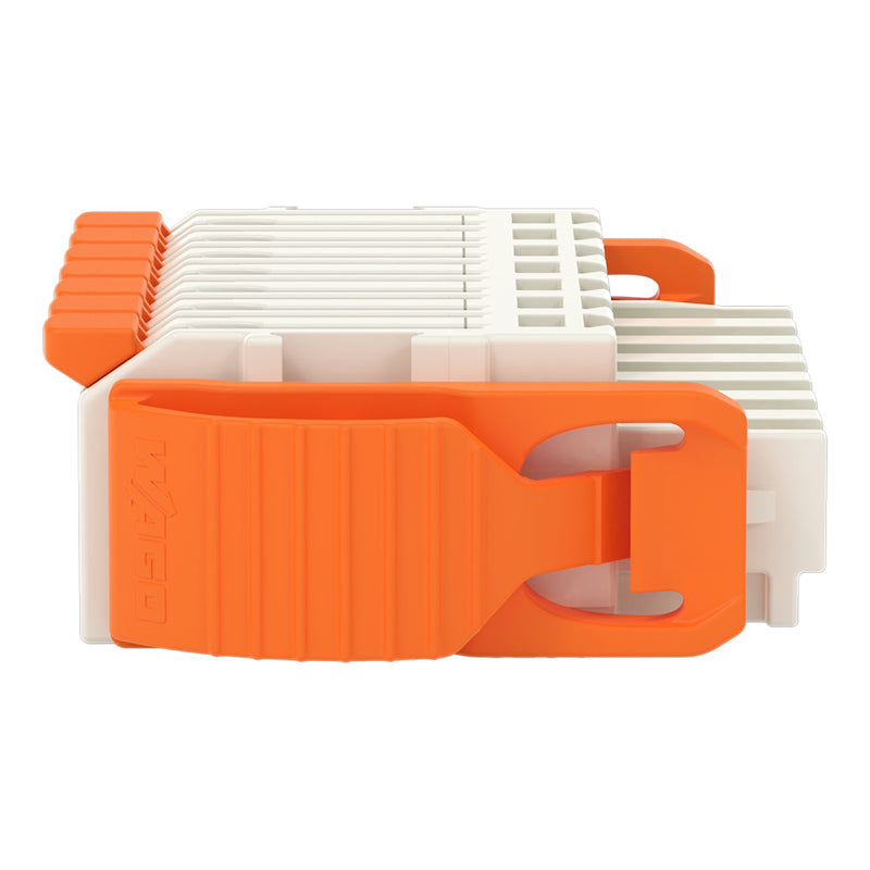 WAGO - Kabelsteckverbinder für Leiterplattensteckverbinder 1-Leiter-Federleiste,Hebel 2734-1107/038-000 PushinCAGECLAMP,lgr − 50 Stück