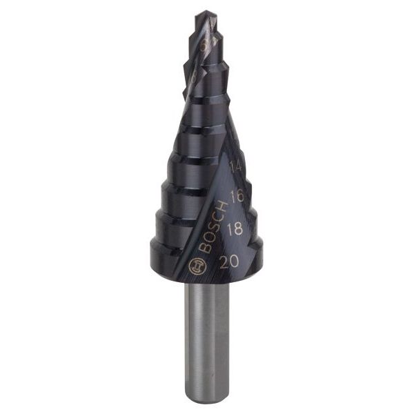 Bosch - Stufenbohrer HSS-AlTiN, 4 2608588066 - 20 mm 6 mm 50 mm 9