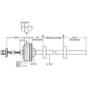 Turck - Wegsensor Linearwegsensensor LTE400M-H #100002121 druckfest