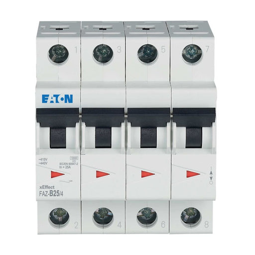 Eaton - Leitungsschutzschalter Leitungsschutzschalter FAZ-B25/4#279037 25A Charakt.: B