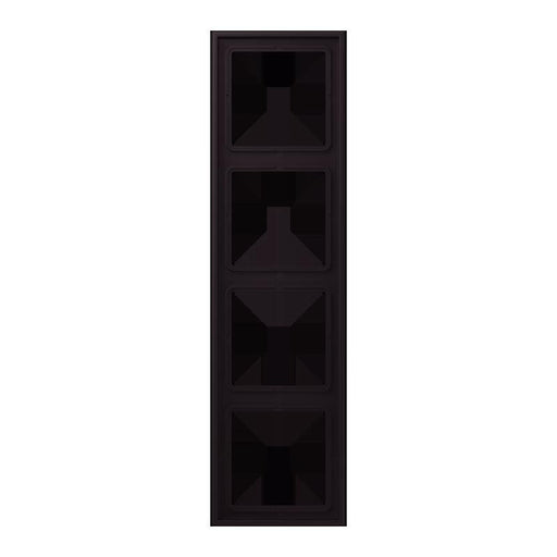 Jung - Abdeckrahmen Rahmen 4-fach LC 984 248 noir divoire