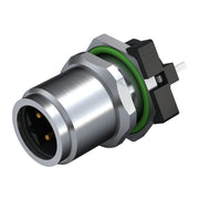 Weidmüller - Rundsteckverbinder, Einbau (PCB) Stecker SAIE-M12SB-4-H5.5TL M12 − 10 Stück