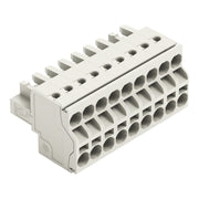 WAGO - Kabelsteckverbinder für Leiterplattensteckverbinder 2-Leiter-Federleiste 721-2109/026-000 CAGECLAMP,2,5mm²,lgr − 50 Stück