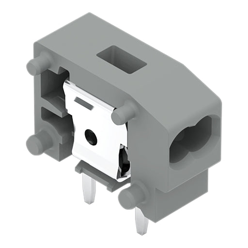 WAGO - Leiterplattenklemme 2LeiterLeiterplattenklemme 235-717 Maß 5/5,08mm,hgn − 100 Stück