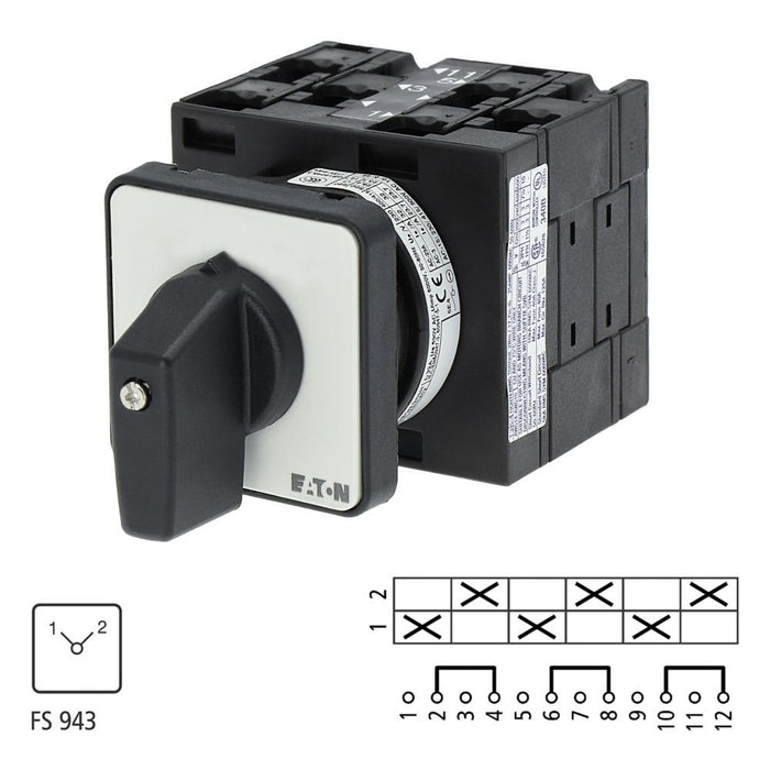 Eaton - Lastschalter Umschalter T3-3-8222/E 3pol.  − 1 Stück
