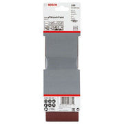 Bosch - Schleifpapier/Schleifvlies PRO X440 Schleifband, 75 x 2608606035 457 mm, G100, 3-tlg
