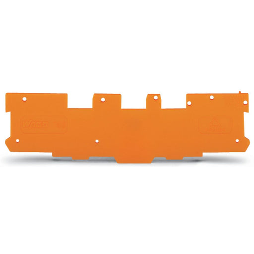 WAGO - Abschluss- und Zwischenplatte für Reihenklemme Abschluss-u.Zwischenplatte 769-316 1,1mm dick,orange − 25 Stück