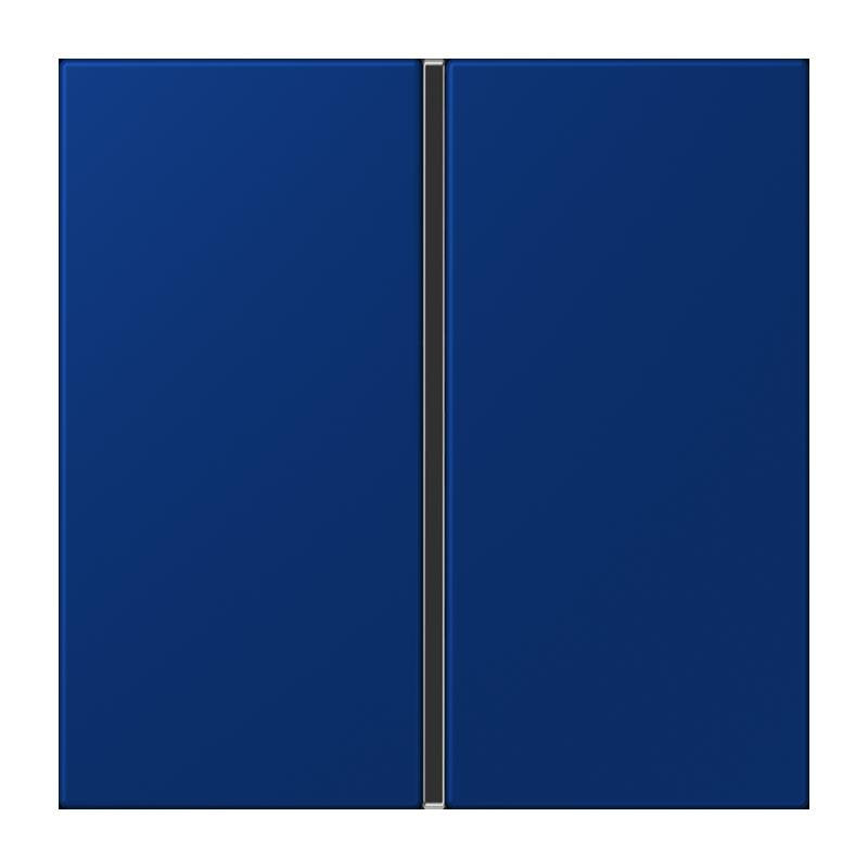 Jung - Abdeckung/Bedienelement für Installationsschalterprogramme Tastensatz 1fach LC 401 TSA 261 bleu outremer fonce