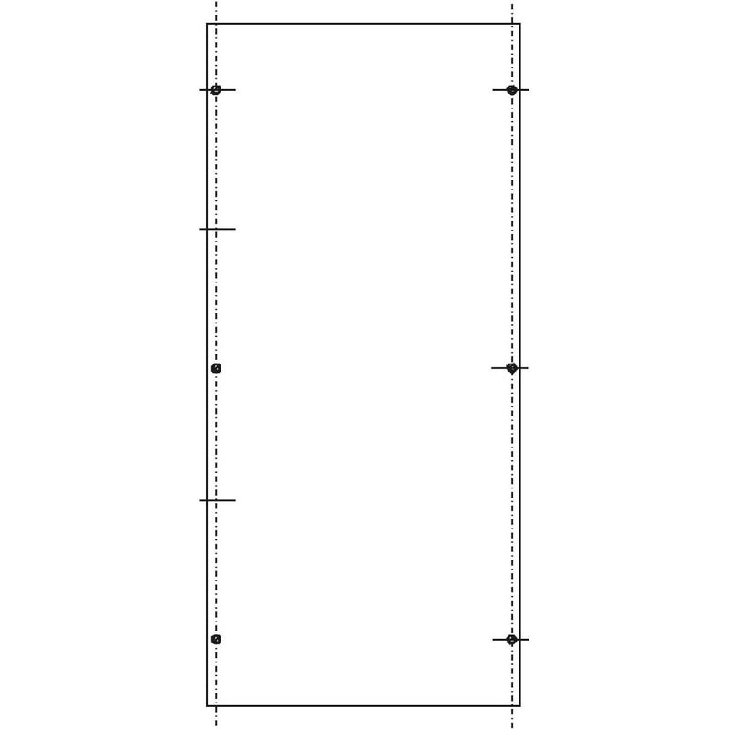 ABN - Montageplatte für Verteilergehäuse PVC-Montageplatte AS-142 SY47433M