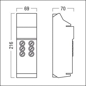 Zumtobel - Notlichtbaustein Stromkreismodul ONLITE OCM-NSI