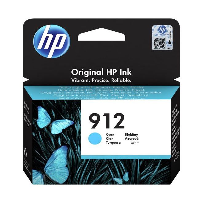 HP - Verbrauchsmaterial für Telefax/Drucker/MFC Tintenpatrone 912/3YL77AE cy cyan