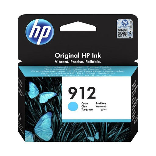 HP - Verbrauchsmaterial für Telefax/Drucker/MFC Tintenpatrone 912/3YL77AE cy cyan