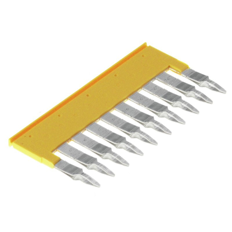 Weidmüller - Querverbinder/Brücker für Reihenklemme Querverbindung ZQV 4/10 GE 2,8mm 10pol