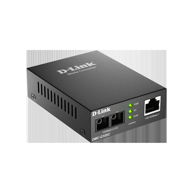 DLink - Media Konverter 100/1000BaseT to DMC-G10SC/E 1000BaseLX (SC) Sing
