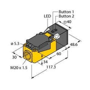Turck - Ultraschall Taster Ultraschallsensor RU200-CP40-LIU2N8X2T − 1 Stück