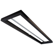 SG Leuchten - Mechanisches Zubehör/Ersatzteile für Leuchten Anbaurahmen 212259 300x1200 schwarz − 1 Stück